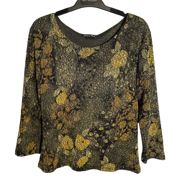VTG Whimsigoth Goblincore Fairy Grunge Top Sz M Cottagecore Y2K 90s USA Textured - Picture 1 of 12